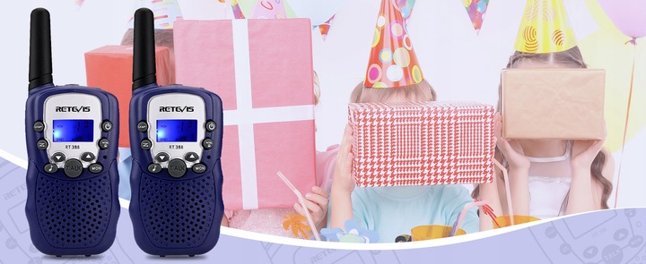 Retevis RT388 krótkofalówki dla dzieci PMR446 Prezenty dla Dzieci 8 kanałów