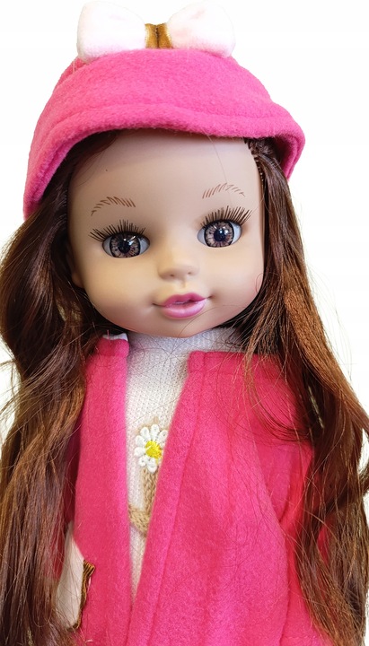 Lalka bobas jak żywa duża lalki interaktywna mówi śpiewa 2 języki uczy 35cm