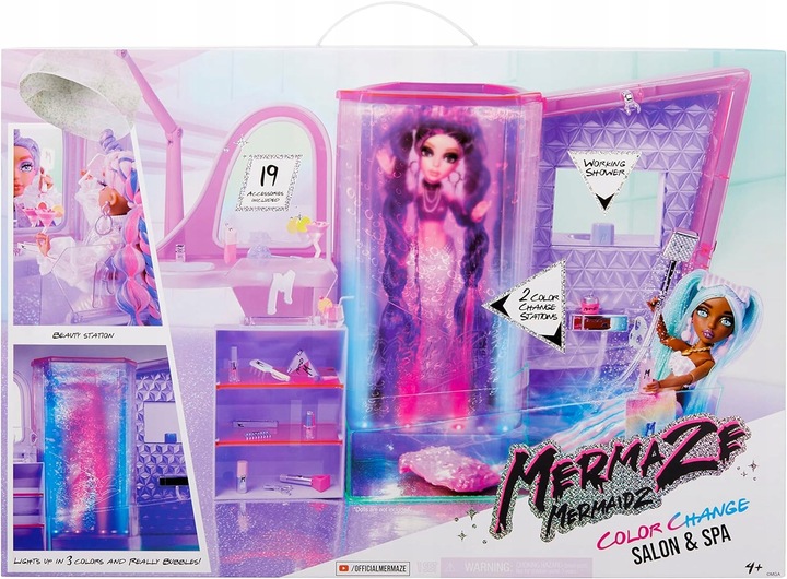 MGA MERMAZE MERMAIDZ MEGA ZESTAW SALON SPA DLA SYRENEK 585220
