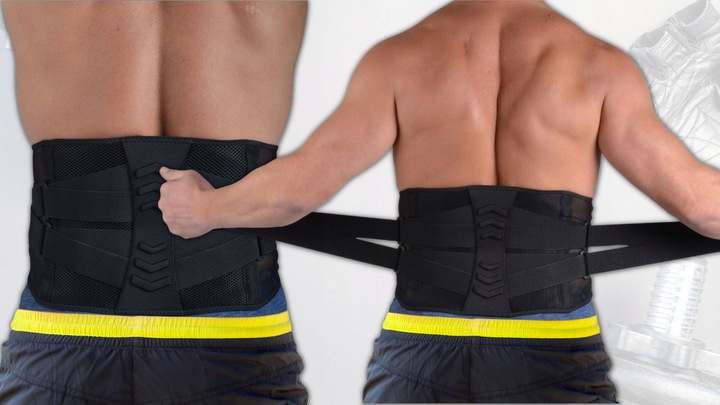 PAS LEDZIOWY na kręgosłup lędźwiowy na dyskopatię ORTOPEDYCZNY do pracy XL