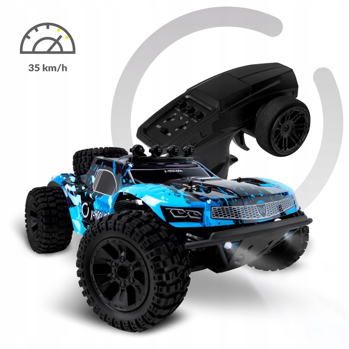 Auto Zdalnie Sterowane Samochód X-Hooligan 4x4 35km/h 1:10 DUŻE I SZYBKIE