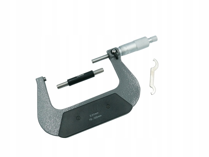 MIKROMETR ŚRUBA MIKROMETRYCZNA MIKROMIERZ ANALOGOWY ZEWNĘTRZNY 75-100 MM