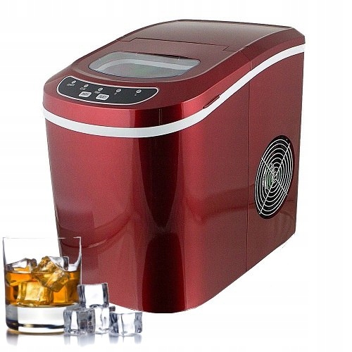 CZERWONA KOSTKARKA DO ROBIENIA KOSTEK LODU KOSTKI LÓD WYDAJNA