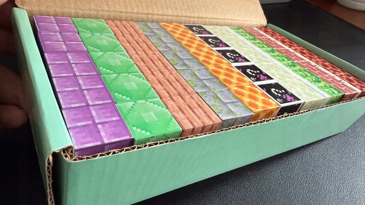 KLOCKI MAGNETYCZNY Minecraft DLA DZIECI ZABAWKA ZESTAW 100eL