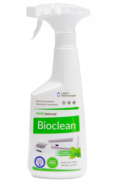 Płyn Środek do dezynfekcji klimatyzacji Bioclean 0,5 L + Greaseclean 0,5 L