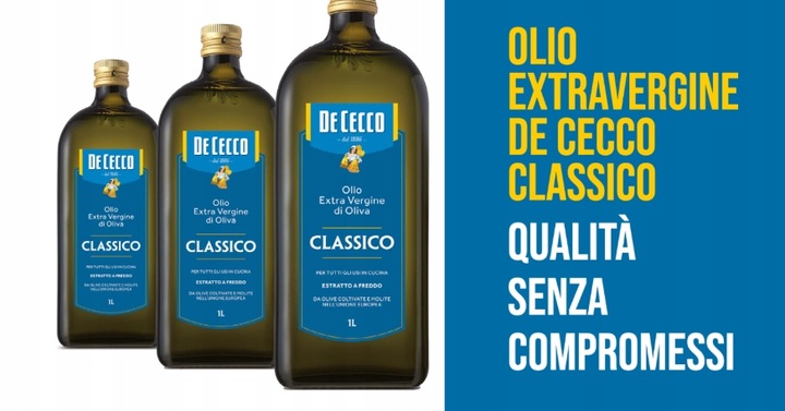 Oliwa z oliwek extra virgin DE CECCO Classico 1L Extra Vergine