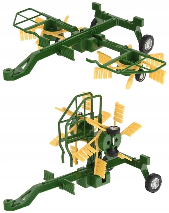 TRAKTOR ZDALNIE STEROWANY Z PRZYCZEPĄ 4W1 AKCESORIA ZESTAWS