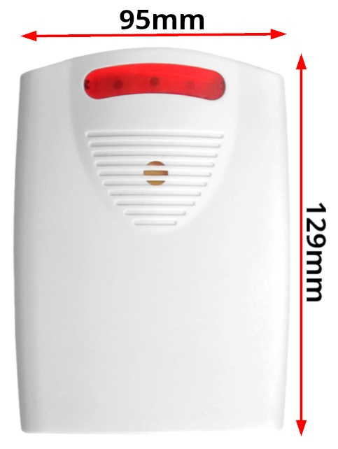 ALARM BEZPRZEWODOWY ZESTAW CZUJNIKÓW RUCHU PIR 120m IP44 90dB SYGNALIZACJA