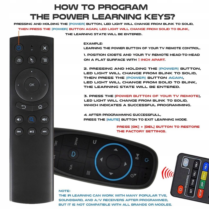 WYTRZYMAŁY PILOT BLUETOOTH DO TELEWIZORA