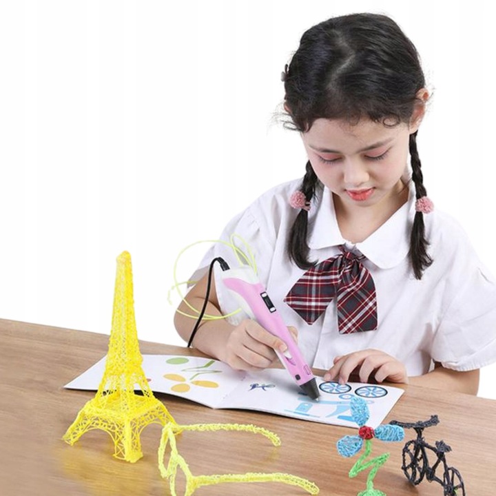 DŁUGOPIS 3D LILO I STICH ZESTAW PREZENT WKŁADY PEN DRUKARKA SZABLONY STITCH