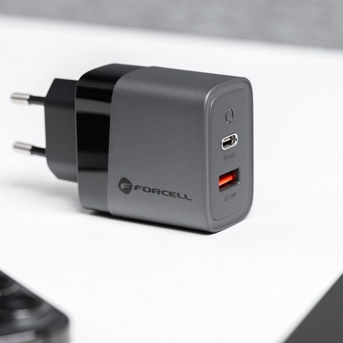 Szybka Ładowarka Sieciowa USB USB-C SFC 2.0 PD 45W do Galaxy S23 S24 Ultra