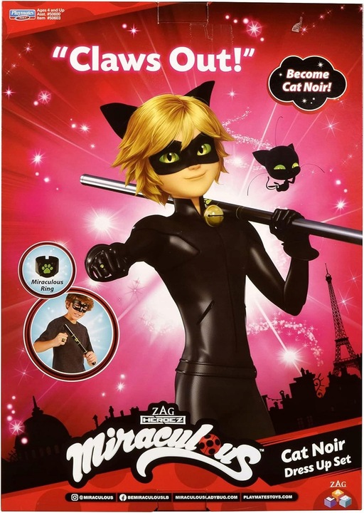MIRACULOUS HEROEZ ROLE PLAY SET - CAT NOIR