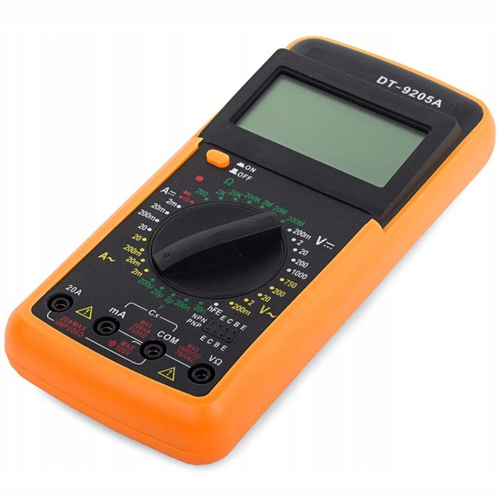 CYFROWY MIERNIK MULTIMETR PRĄDU LCD ELEKTRONIKI