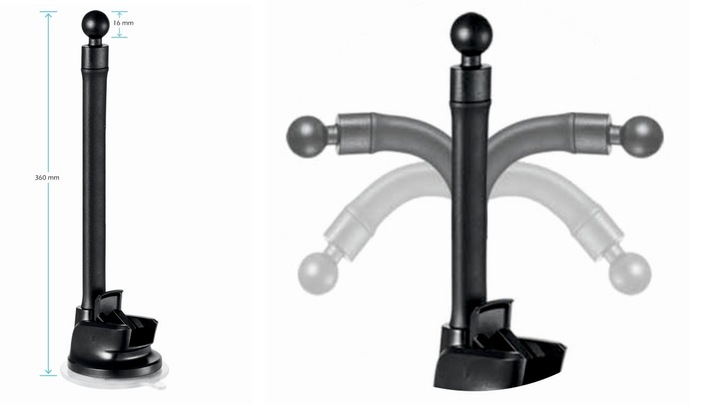 SWISSTEN Samochodowy uchwyt na tablet tel do 10"