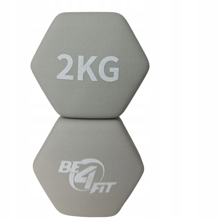 Zestaw Hantli Ciężarki Hantle Neoprenowe Żeliwne do Ćwiczeń 2x 2kg PREZENT