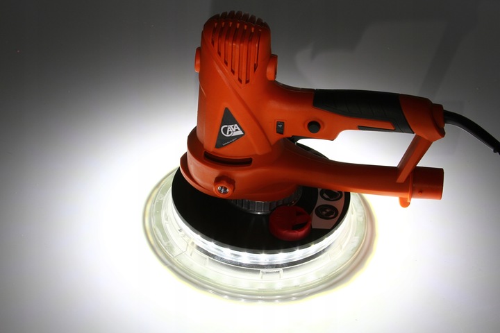 SZLIFIERKA DO GIPSU GŁADZI TYNKU ŚCIAN TYNKÓW LED TORBA Papier x 26