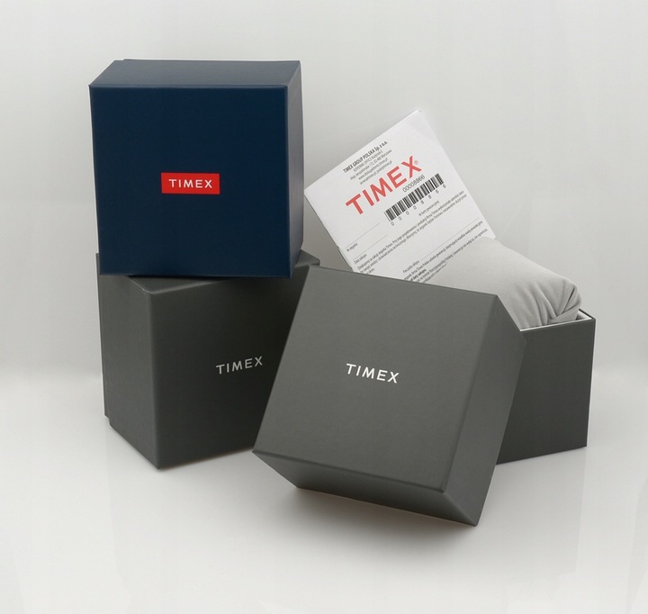 Zegarek damski TIMEX z kryształami elegancki złoty na białym pasku