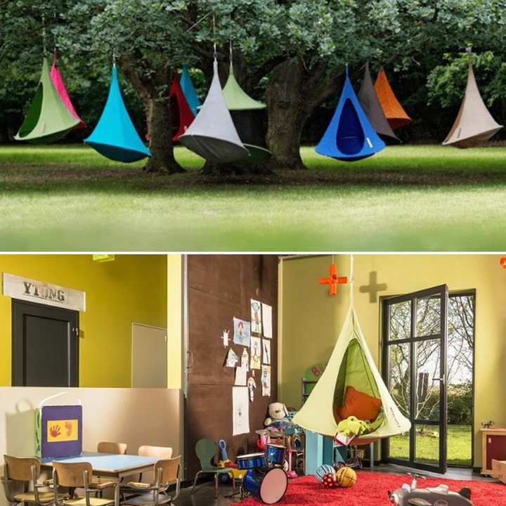 Wiszący kokon / namiot –zielony, 150 x150