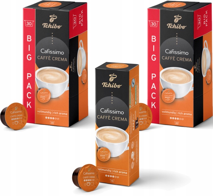 TCHIBO CAFISSIMO CAFFE CREMA VOLLMUNDIG 70 sz RICH