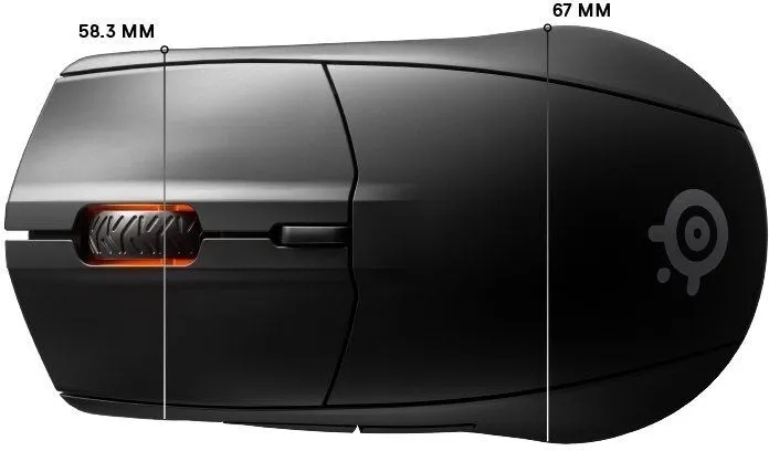 Myszka bezprzewodowa SteelSeries Rival 3 sensor optyczny