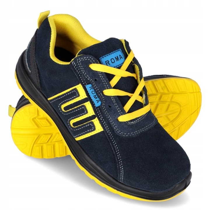 BUTY ROBOCZE SKÓRA ZAMSZOWA PODNOSEK PÓŁBUT S1 r45