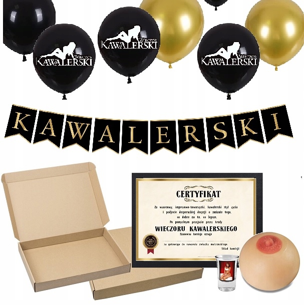 KAWALERSKI prezent cycek dyplom CERTYFIKAT