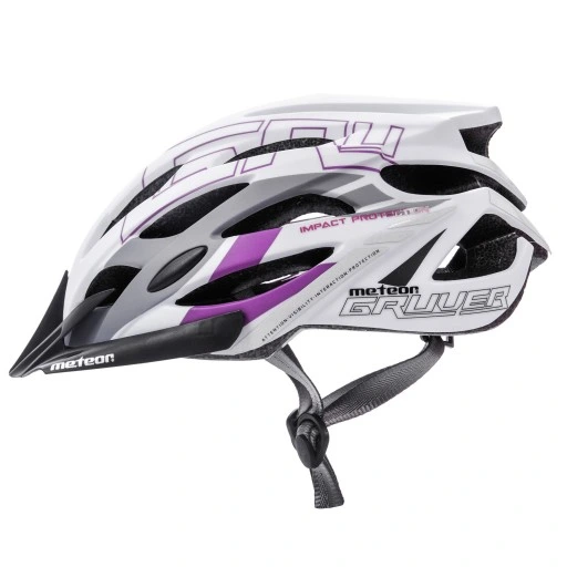 KASK ROWEROWY REGULOWANY METEOR GRUVER L 58-61cm siatka otwory wentylacyjne