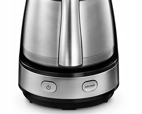 Przelewowy Ekspres do Kawy czarny termiczny dzbanek DeLonghi ICM16710 (P)