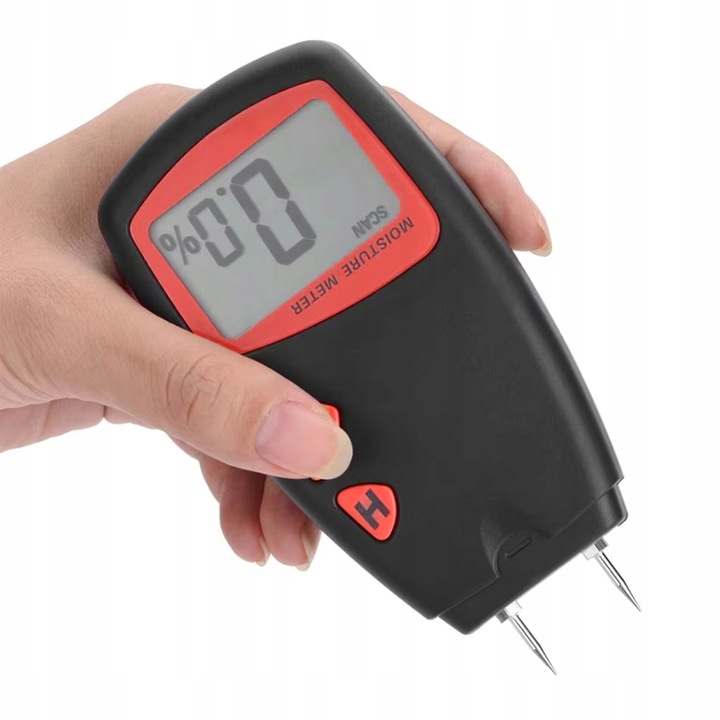 MIERNIK WILGOCI WILGOTNOŚCI WILGOTNOŚCIOMIERZ DREWNA DRZEWA 9V ZESTAW