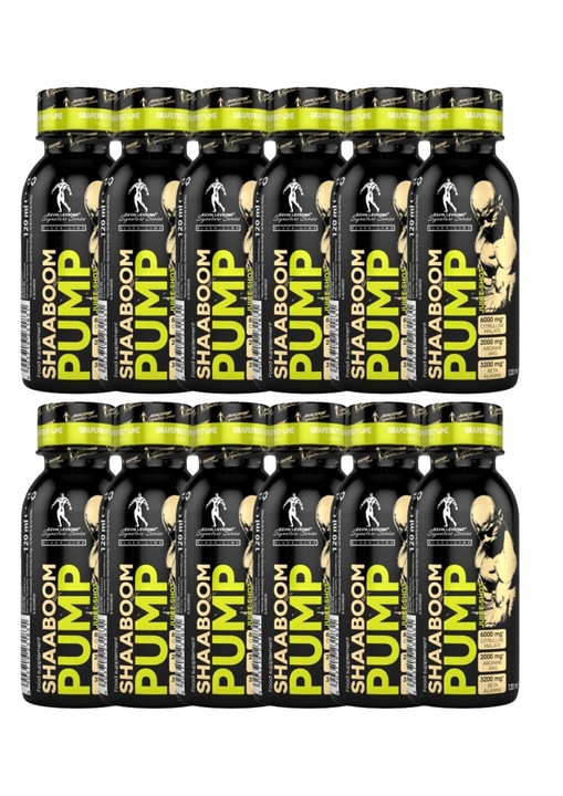 FA KEVIN LEVRONE SHAABOOM PUMP SHOT 12x120ml POMPA SIŁA Grapefruit lime