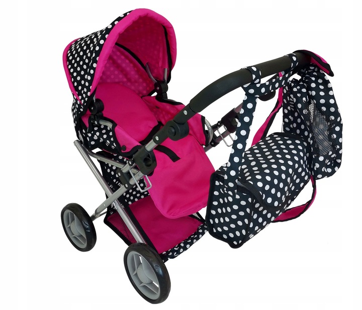 WÓZEK DLA LALEK NOSIDŁO TORBA POŚCIEL PLECAK