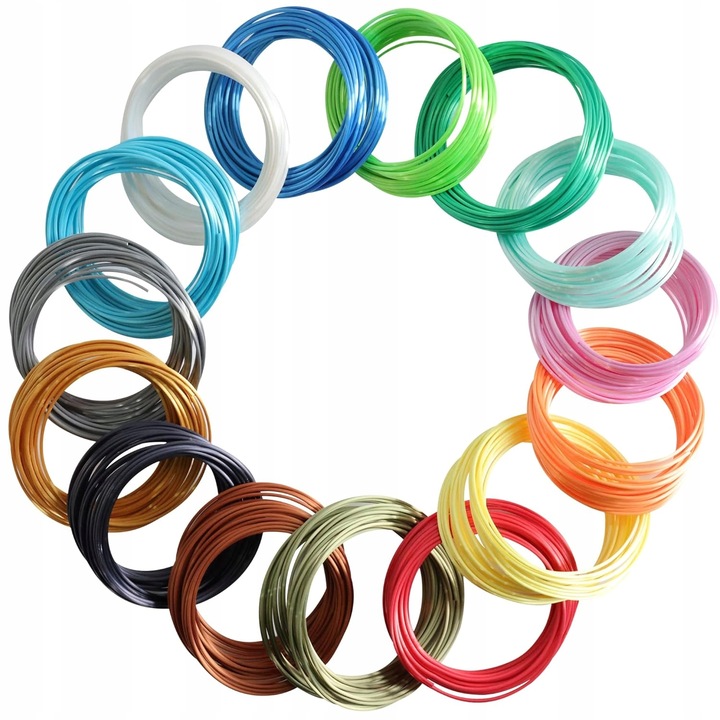 WKŁADY DO DŁUGOPISU 3D DLA DZIECI PLA SILK MAGIC COLOR 200 M