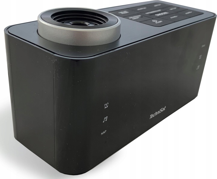 Zegar RadioBudzik Radio FM z Projektorem Czasu Godziny na Ścianie Budzik