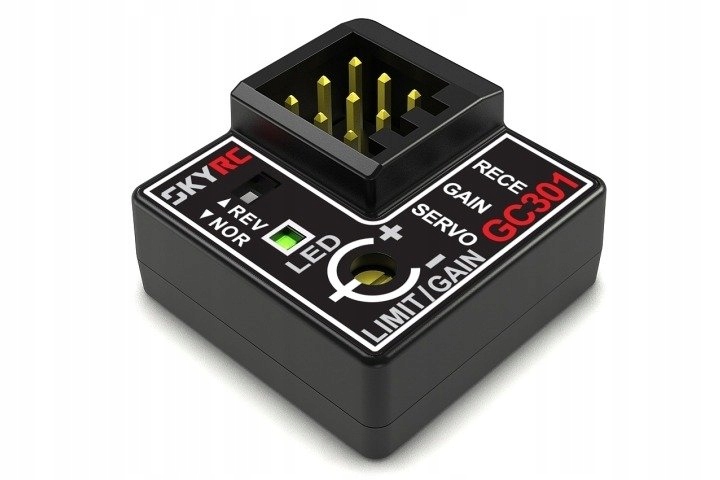 SKYRC GYRO GC301 ŻYROSKOP DO MODELI RC SAMOCHODÓW DOPASOWANIE POŁOŻENIA KÓŁ