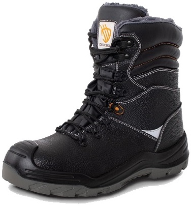 Wysokie buty robocze męskie Zimowe Ocieplane Trzewiki Wodoodporne z NOSKIEM