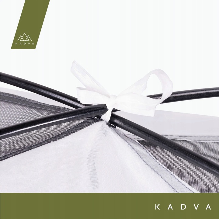 Namiot kempingowy 2-osobowy KADVA Festa 2 niebieski OS KOPUŁOWA KONSTRUKCJA