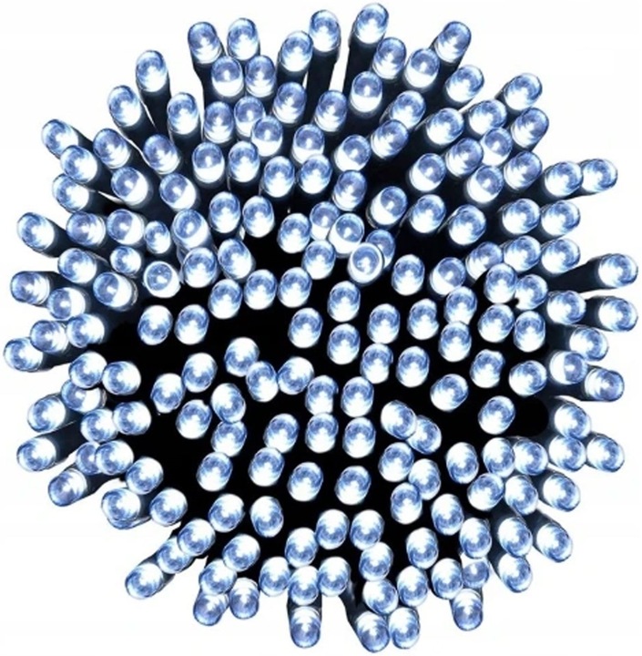 LAMPKI CHOINKOWE 1000 LED ZEW/WEW BIAŁE ZIMNE