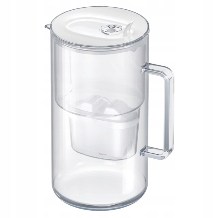 Dzbanek szklany filtrujący do wody Aquaphor Glass biały 7 filtrów Maxfor Mg