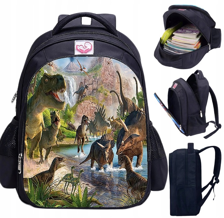 PLECAK DO PRZEDSZKOLA Z DINOZAURAMI JURA DLA CHŁOPCA WYCIECZKOWY PLECACZEK