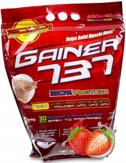 MEGABOL GAINER 737 3KG ODŻYWKA NA MASĘ MIĘŚNIOWĄ