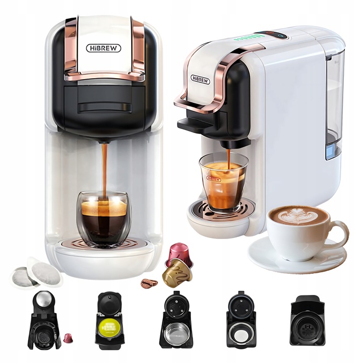 Kapsułkowy Ekspres Do Kawy 5w1 Hibrew H2b Nespresso Dolce Gusto 19 Barów