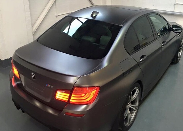 OKLEINA FOLIA CHROM MAT CIEMNA SZARA PERŁA 150cm MASKA DACH KOKPIT PROGI