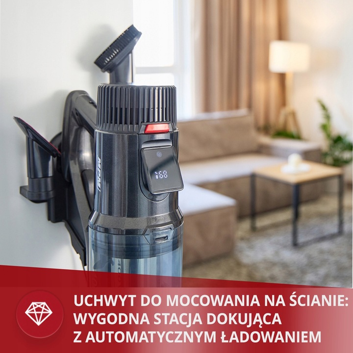 Odkurzacz pionowy bezprzewodowy mocny Flex MPM MOD-71 400 W