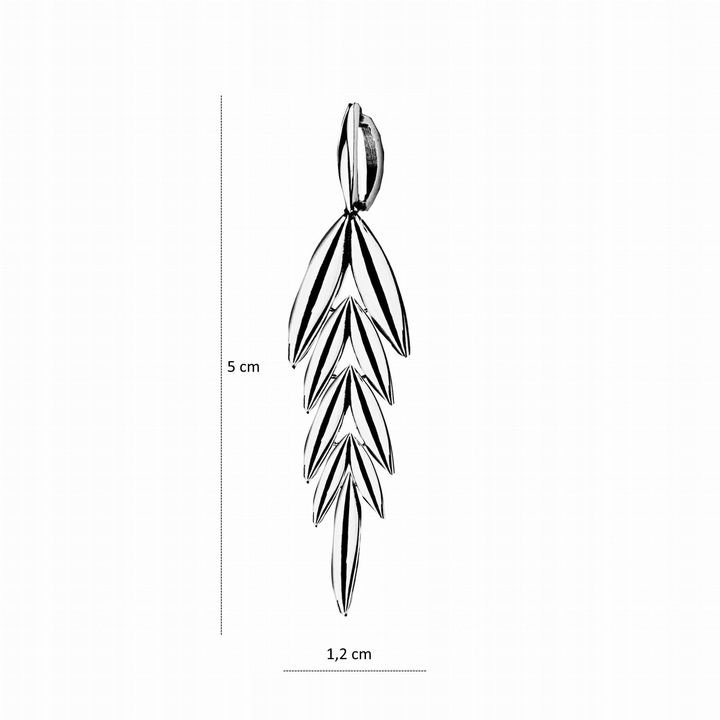 Wisiorek srebrny zawieszka Jodła Jodełka pr925