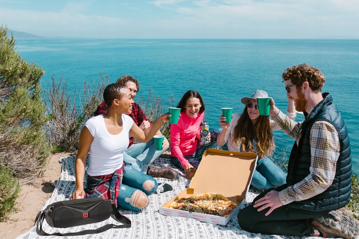 MOCNY GŁOŚNIK BLUETOOTH BOOMBOX BEZPRZEWODOWY RADIO PRZENOŚNY USB SD PASEK