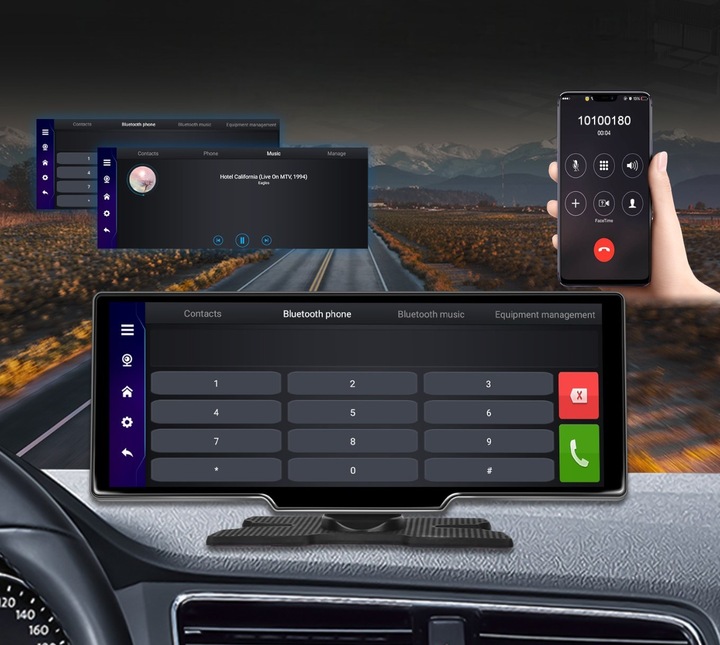 RADIO STACJA MULTIMEDIALNA MONITOR ANDROID AUTO APPLE CARPLAY ANDROID 13