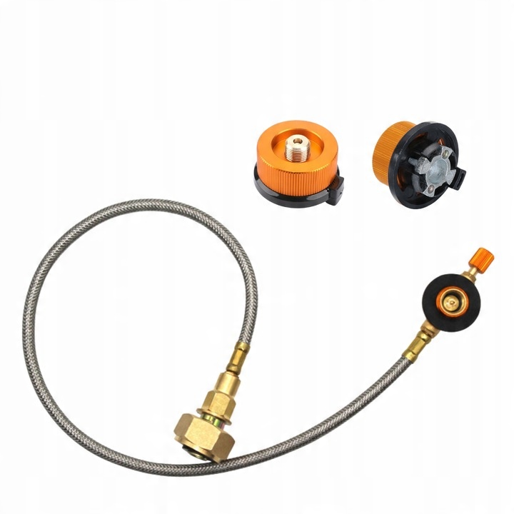 Adapter do napełniania butli propan Rurka metalowa 63cm