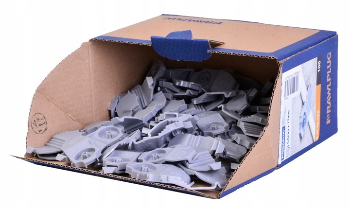 UCHWYT DO KABLI PŁASKICH PODTYNKOWYCH POJEDYNCZY 17mm op.100 SZTUK SC40-TCS