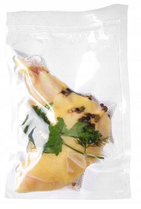 Worki moletowane do pakowarek listwowych i sous vide 150x250 mm, 100 szt.