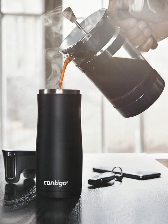 Kubek termiczny Contigo West Loop 2.0 470ml - czarny mat